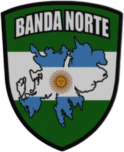 Parche Termoadhesivo Malvinas Y Banda Norte Rio Cuarto