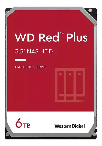 Disco Duro 6tb Western Digital Red Plus Wd60efpx Sata