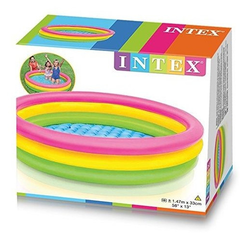 Piscina Para Niños Intex - Diseño De Resplandor Del Atardece