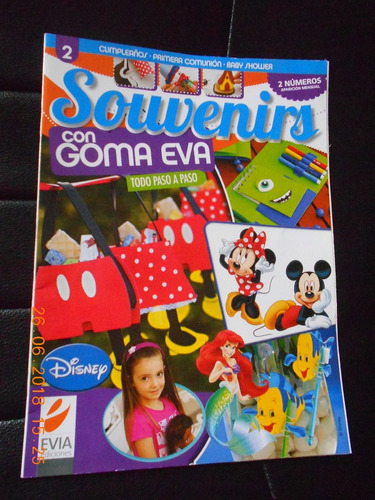 Revista Souvenirs Con Goma Eva - N° 2 - 2014 - Ed. Evia