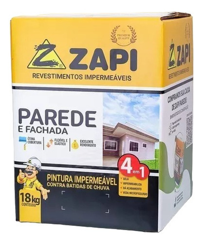 Textura Zapi Acrílica Cores  - Br 20kg