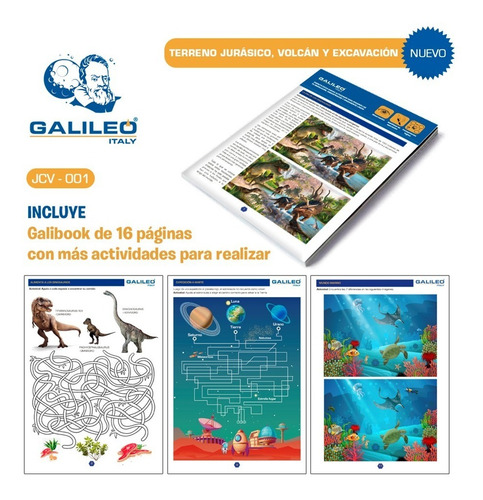 Volcan Y Excavación Jurasica Ciencias Galileo