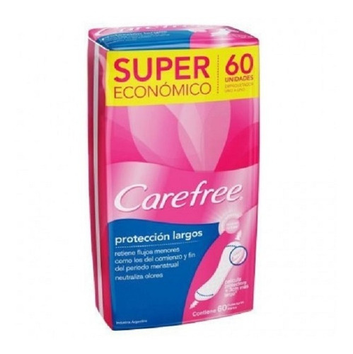 Imagen 1 de 4 de Carefree Proteccion Largos X 60 Unidades