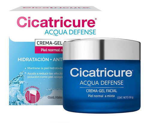 Cicatricure Acqua Defense Gel Crema Facial Hidratante X 50g
