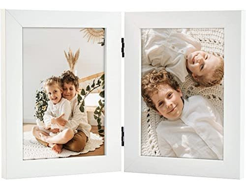 Golden State Art, 4x6 Double Hinged Picture Frame, 1hp9g