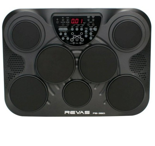 Imagem 3 de 7 de Kit Bateria Eletronica Portatil Revas Pb-350 Roland +suporte