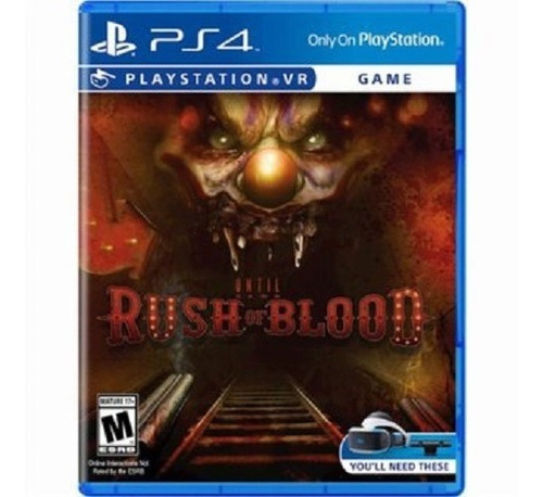 Until Dawn Rush Of Blood Vr Ps4 Nuevo Disponible 