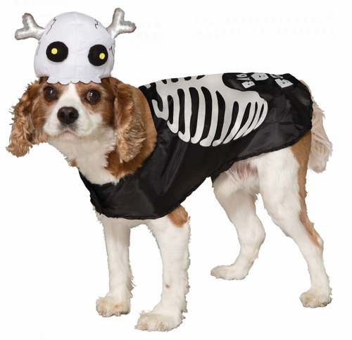 Disfraz De Esqueleto Para Perro Talla: M Halloween