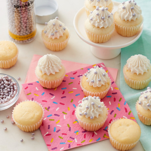Sprinkles Perlas De Azucar Plateadas Wilton