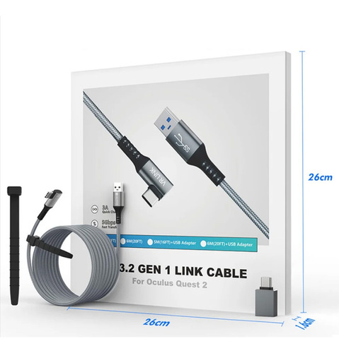 Amvr 5m Link Cable For Pico 4/oculus Quest3/quest2/quest Pro