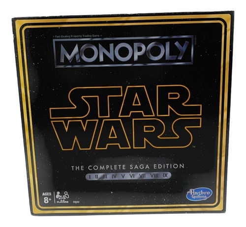 Disney Star Wars Monopoly Hasbro Saga Idioma Ingles