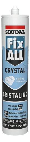 Pu Super Forte Fix All Crystal Soudal - Transparente 300g