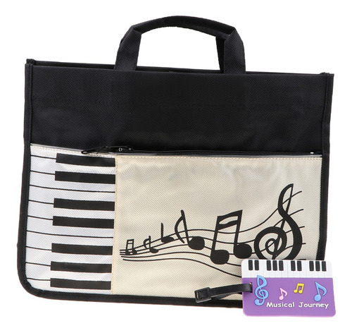 Oxford Cloth Music Note Satchel Tote Bag De Estudiante De De