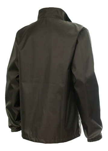 Imagen 2 de 10 de Campera Deportiva Rompeviento Hombre Bolsillos Abrigo Cuotas