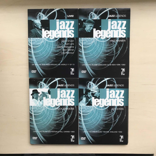 Coleção Dvds Jazz Legends