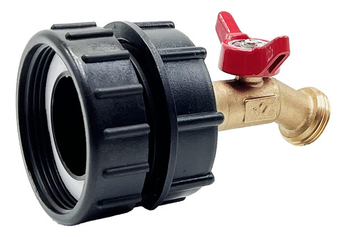 Adaptador De Agua Ibc 275-330gal Npt 2 Grifo De Válvula De
