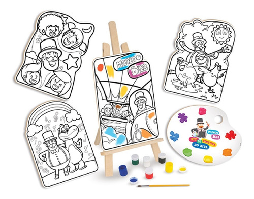 Kit De Pintura O Mundo Bita - Nig Brinquedos