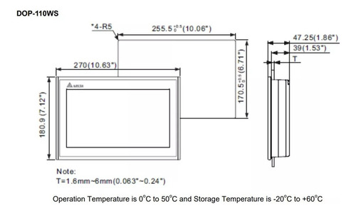 Pantalla De 10 Pulgadas Con Puerto Ethernet Dop-110ws