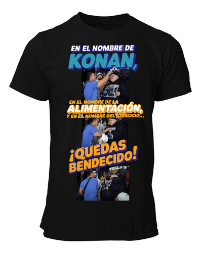 Playera Meme Konan Big Échame La Bendición