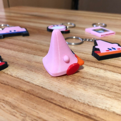 Cono Kirby And The Forgotten Land Muñeco 3d Pla Pixelados_