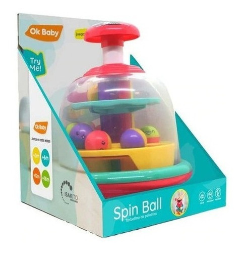 Spin Ball Juego Didactico Para Bebe Ok Baby Okbb0231