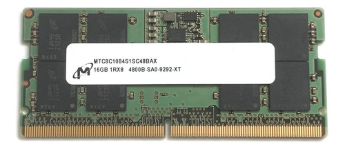 Micron Sodimm 16 Gb Ddrpc5 1rx8 Mtc8c1084s1sc48bax Memoria Y