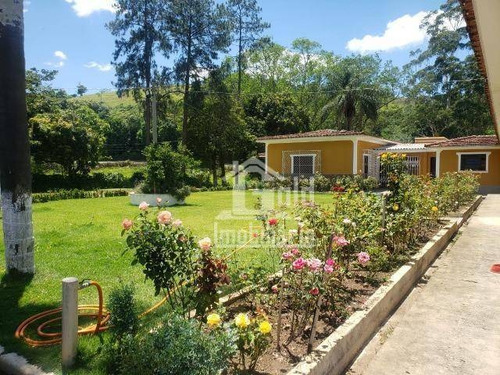 Chacara Com 48 Mil M² Com Casa Sede, Pronta Para Moradira Ou Lazer Na Região De Jacareí(sp) - Ch0036