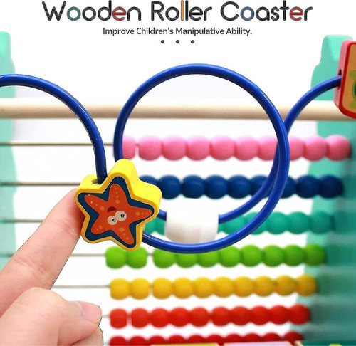 Juego Abacus Madera Aprender Matemáticas Contador Para Niños