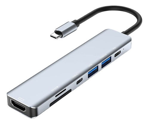 Estación De Acoplamiento Versátil Con Cabezal Tipo C Usb3.0+