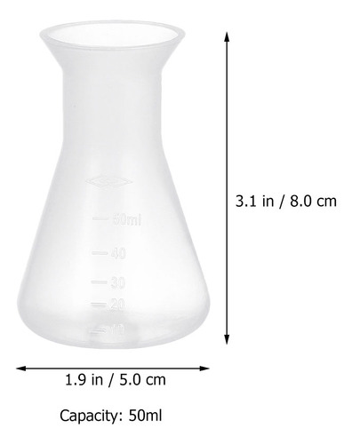 Frasco De Laboratorio Para Química, 8 Unidades