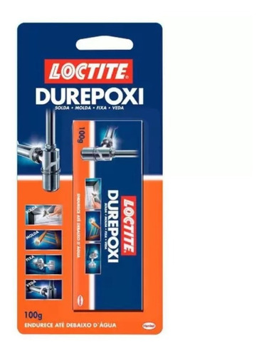 Massa Adesiva Epóxi Durepoxi 100g - Loctite Henkel