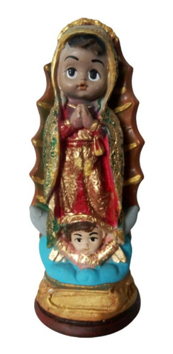Imagen Religiosa De La Virgen De Guadalupe, Artesanal  Yeso