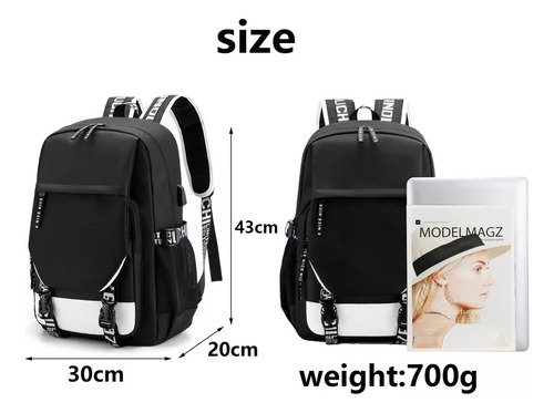 Mochila Cristiano Ronaldo Con Puerto De Carga Usb 2023