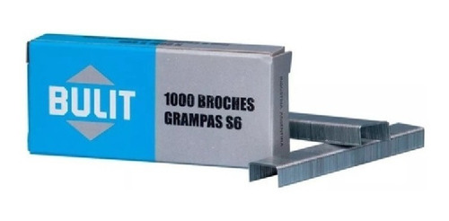 Broches Grampas Industrial Bulit S8 1000u Para Engrampadora