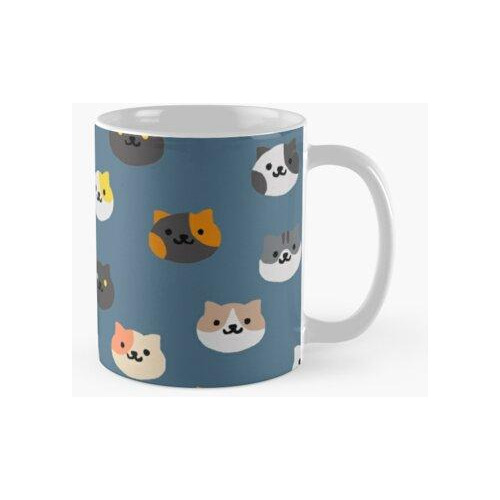 Taza Neko Atsume Gatos Calidad Premium