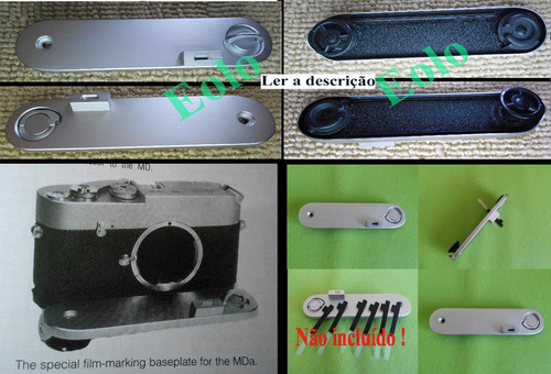 Imagem 3 de 3 de Leica Md/ M- Baseplate / Tampa Do Filme- Muito Rara! Leitz &