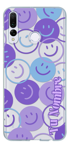Funda Para Huawei Happy Faces Para Mujer Con Nombre