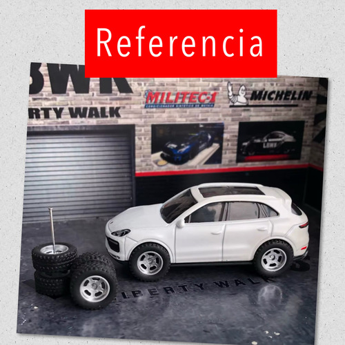 Llantas De Goma Para Vehículos A Escala Hot Wheels, 5 Sets Off Road - Plateado (recomendado Para Camionetas) - Toy719-5 (Usado)