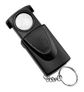 Imagen 2 de 6 de Lupa Hokenn Plegable Mg 21008a 30x 21mm Llavero Con Luz Led