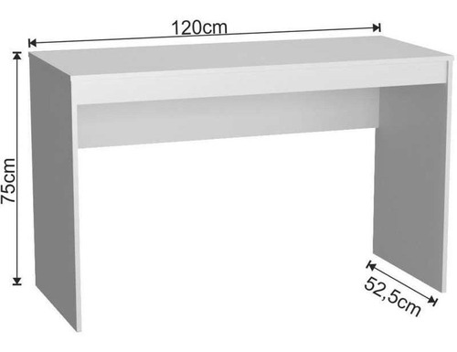 Escrivaninha Para Escritório B23 Nova Mobile Branco Bg