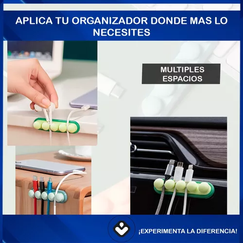 Organizador de cables de escritorio Adhesivo