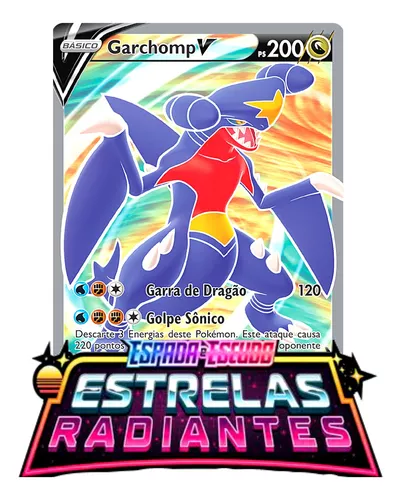 Carta Pokémon Garchomp V Astro Estrelas Radiantes Original