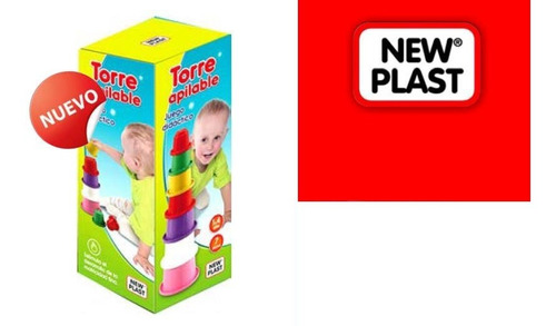 New Plast Torre Apilable Chica (juego Didactico)
