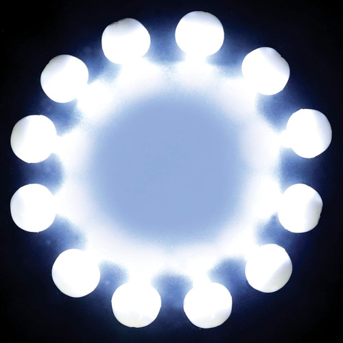 Luz Led Globo Redondo Blanco 100 Unids/lote