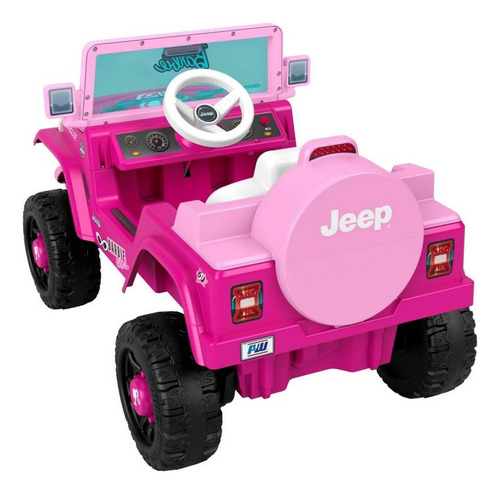 Fisher Price Power Wheels Vehículo Montable Barbie Color Rosa Claro Rosa Claro