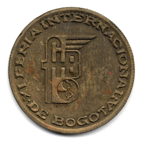 Medalla X I Feria Internacional De Bogotá 1976 Corferias 