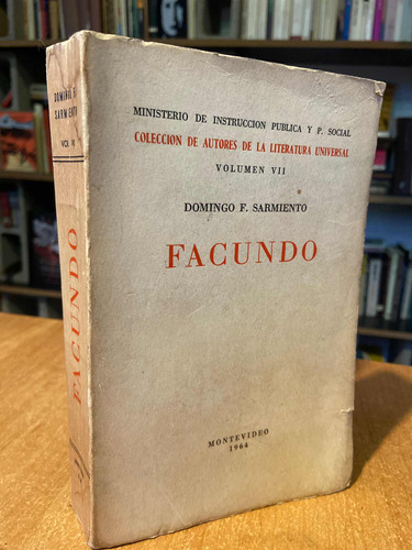 Domingo F Sarmiento Facundo 1964 Montevideo