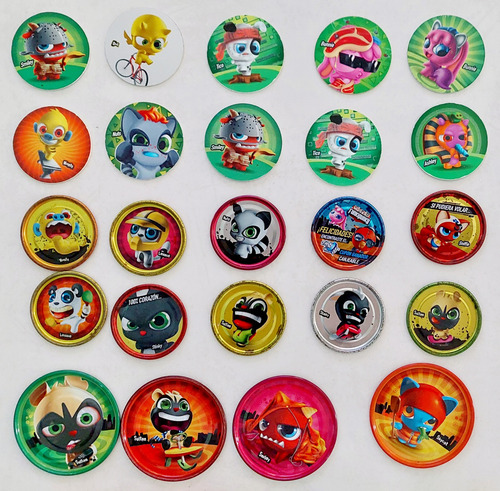 Lote De Tazos Y Figuras Funki Punky. C4 (Usado)