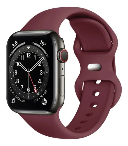 Correa De Silicona Para Apple Watch, 38,40,41,42,44,45,49 Mm