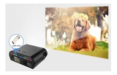 Mini Proyector Newpal Gp90 Android Wi-fi Bluetooth Led